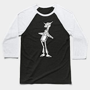 The Tin Woodman (Reverse) Baseball T-Shirt